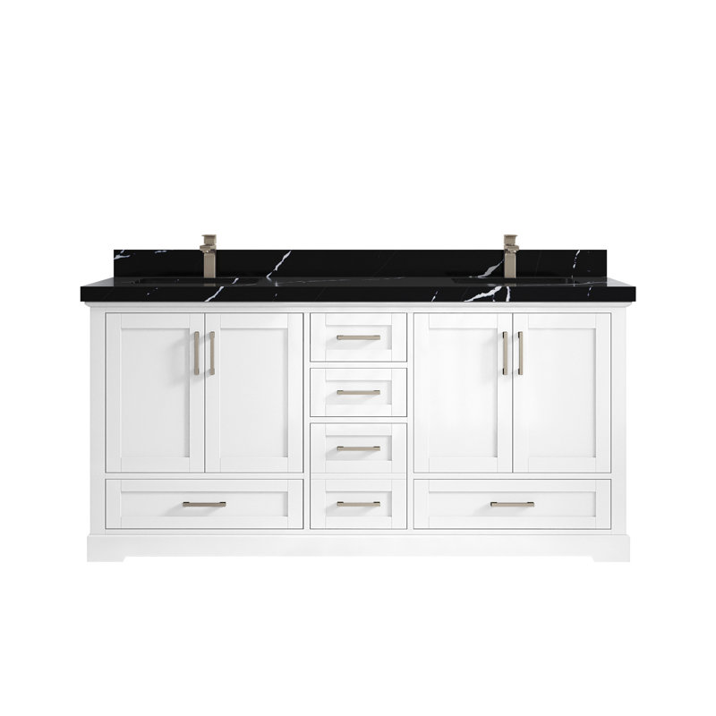 Ensemble de meuble-lavabo double 72 po Esin