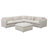 Jaequan 6-piece Upholstered Modular Sectional Sofa Ivory-106885878