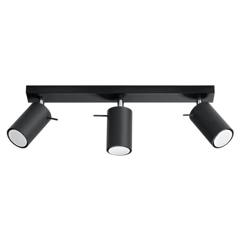 Ring Ceiling Spotlight, Black