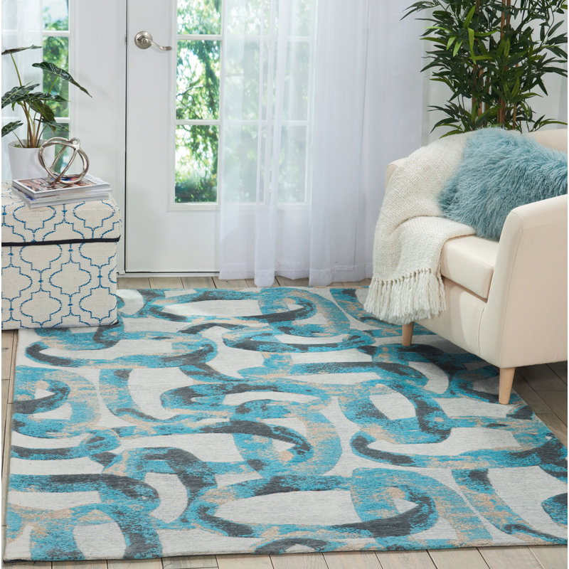 Beaudette Abstract Hand Woven Area Rug, Rectangle 244 x 305cm