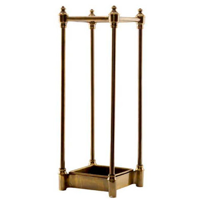 Armadale Iron Steel Brass Freestanding Umbrella Stand