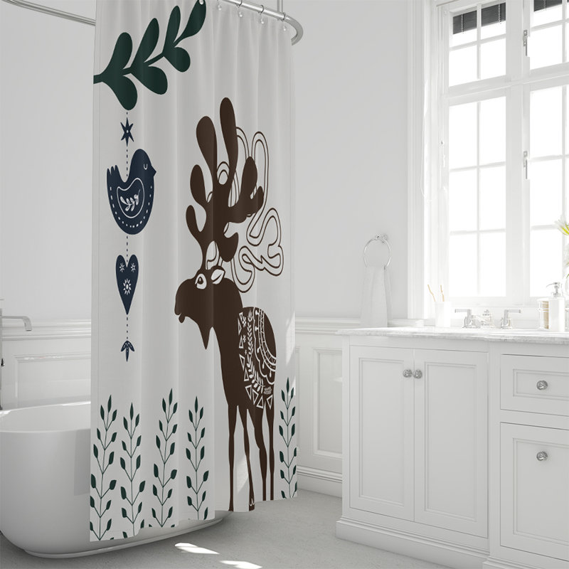 Shower Curtain, 70"H x 90" W