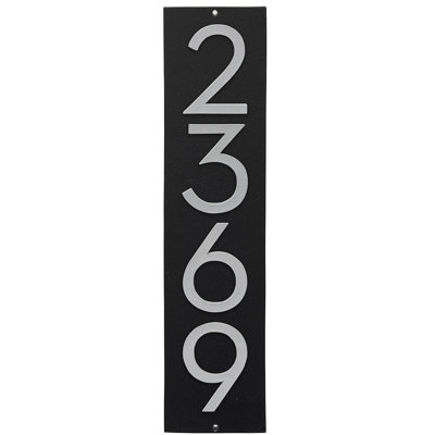 Floating 1-Line Wall Address Plaque