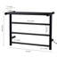 Horizontal Traditional Bar Towel Warmer with Bathroom Shelf