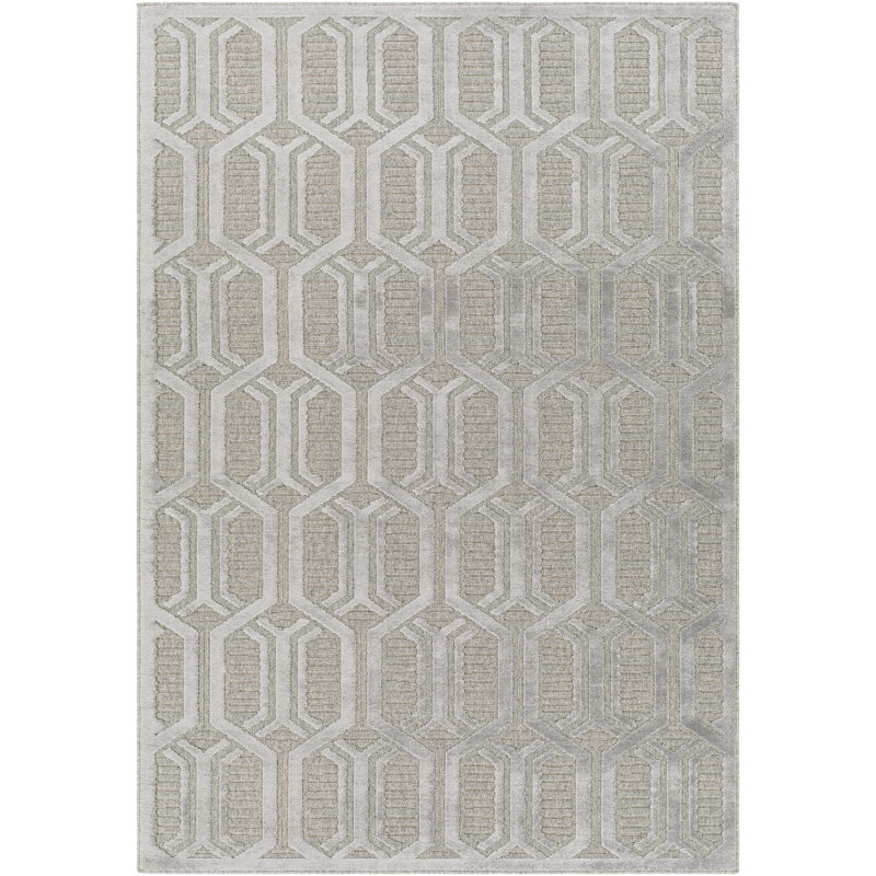 Rodier Geometric Indoor Rug, Rectangle 2' x 3'