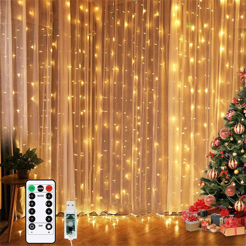 Brieana 300 - Bulb 300 cm Plug-in Curtain