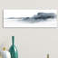 Watercolor Landscape XVII - Panoramic Print on Canvas-618216357-618216360