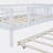 Wood Daybed with Trundle and Fence Guardrails-317973228-317973218