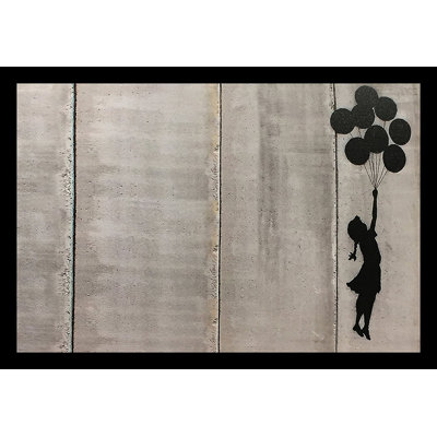 " Floating Balloon Girl " by Banksy