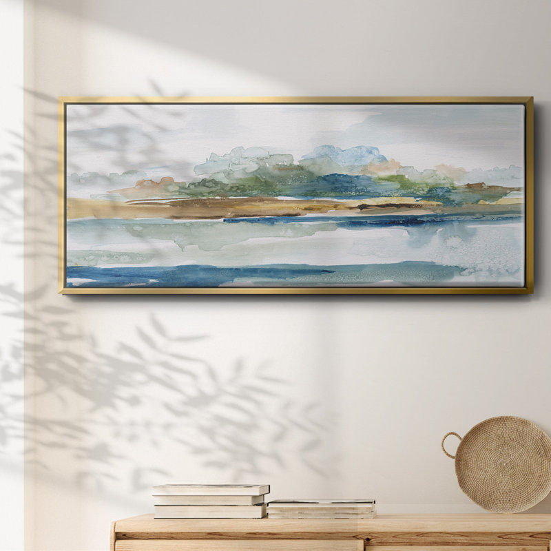 Blue Solace- Framed Canvas