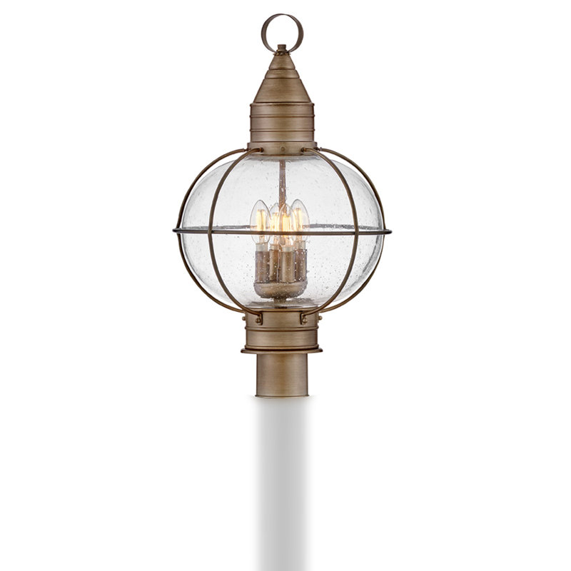 Cape Cod 13.75-in 4-Light Outdoor Post/Pier Mount Onion Lantern