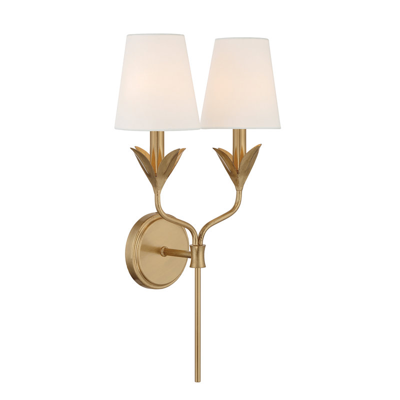 Dassel 2 Light Sconce, Gold