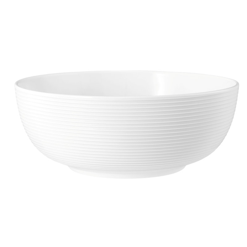 Foodbowl 20 cm Beat weiß uni