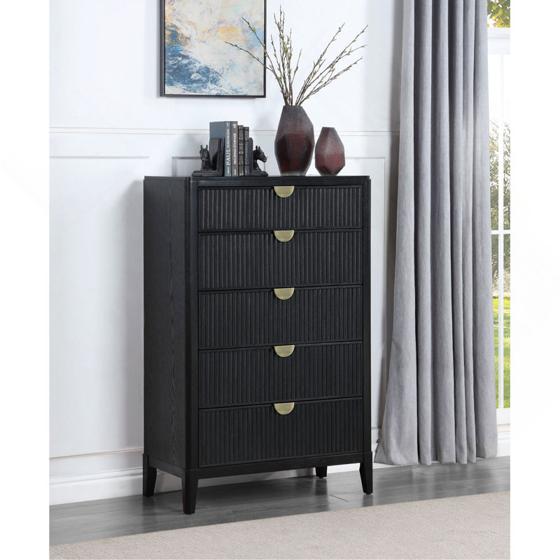 Commode et commode divisées - Rangement polyvalent pour chambre à coucher / salon, style classique avec tiroirs profonds et accès facile