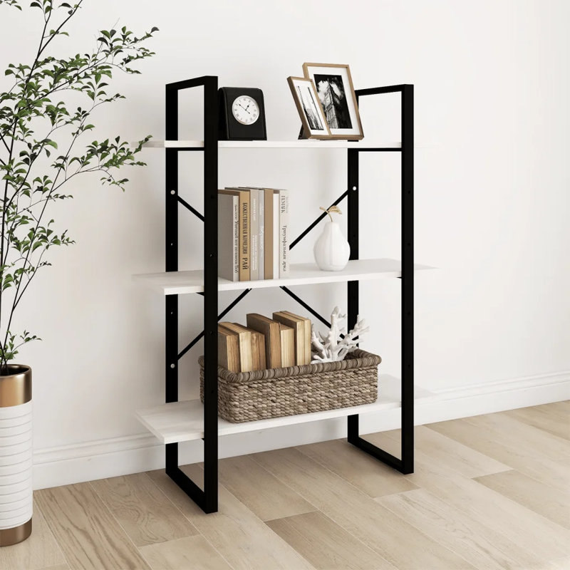 Armoire à livres vidaXL, Blanc, H 41,3 po x l 31,5 po x P 11,8 po