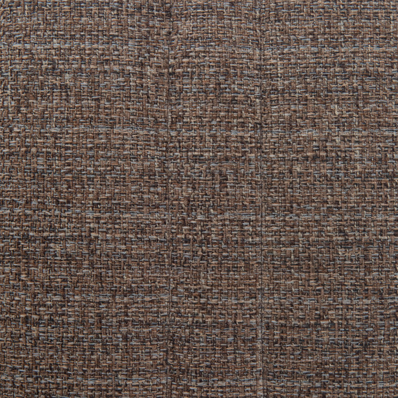 Milltown Mink Brown Tweed Fabric Upholstered Bench