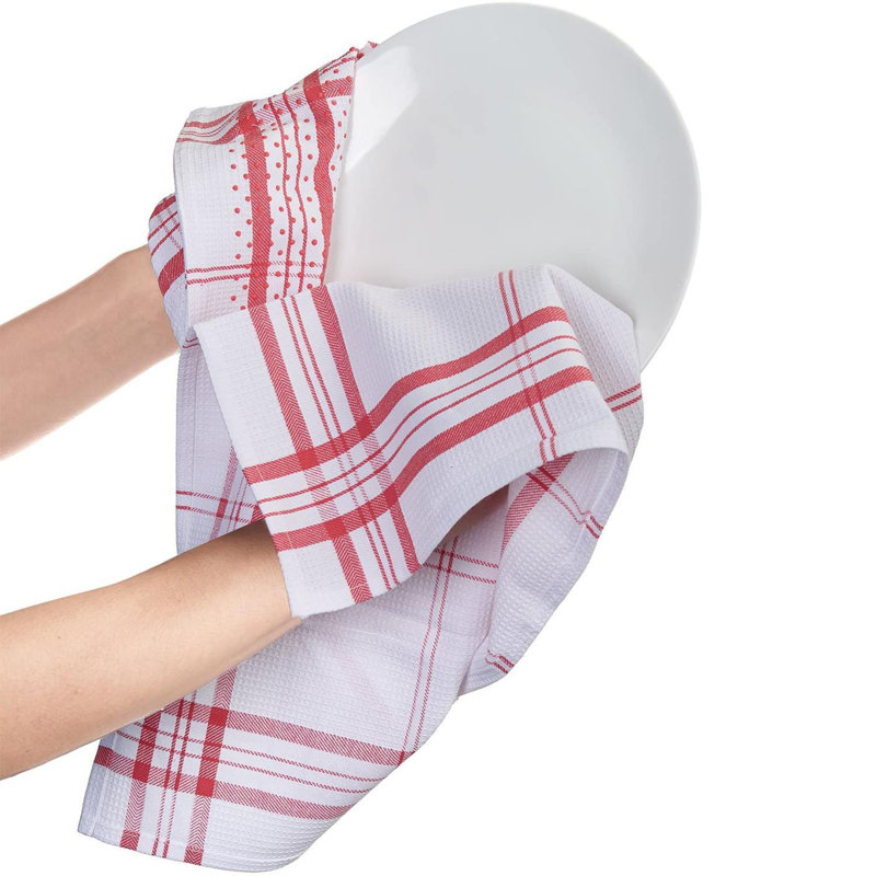 Cotton Stripe Jacquard Dish Cloth Kitchen Towel