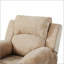 Fauteuil inclinable manuel réglable, revêtu de chenille avec dossier à 3 positions pour le salon et le cinéma maison-1032548581