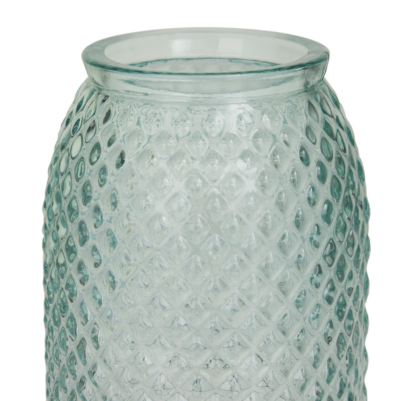  Vase décoratif en verre recyclé