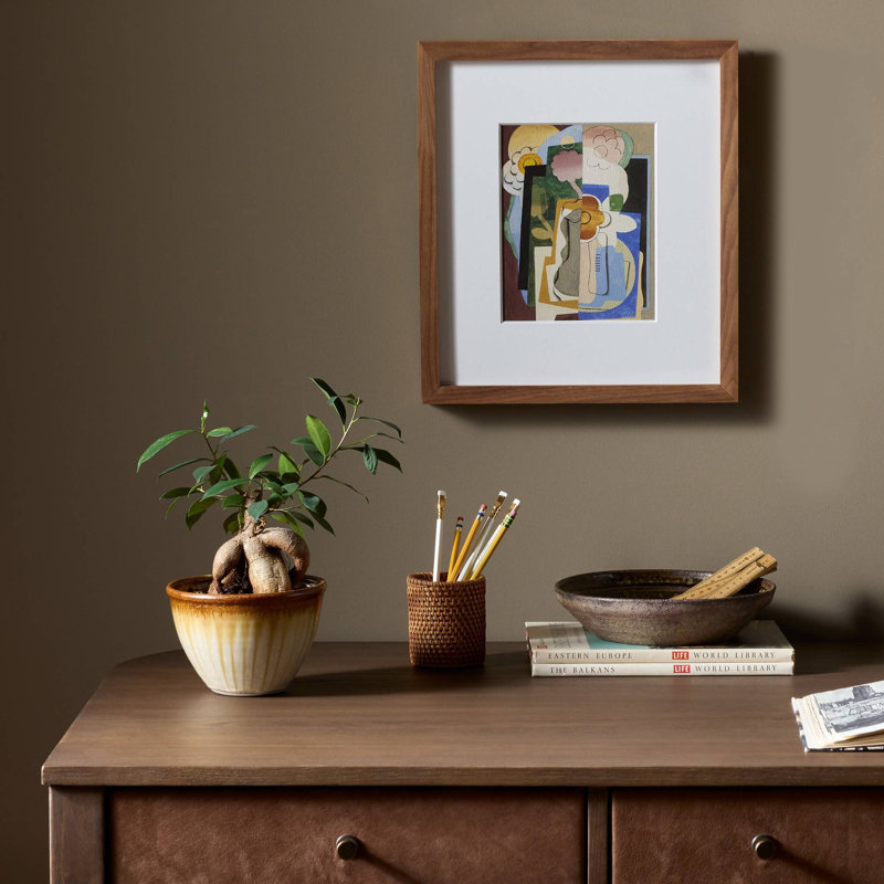 Vase de Fleurs - Pure Framed Painting, H 18" x W 16"