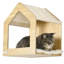 Arbre à chat à 10 niveaux avec hamacs et un espace de jeu élégant et confortable pour 10 niveaux, rembourrage doux, chats cachables