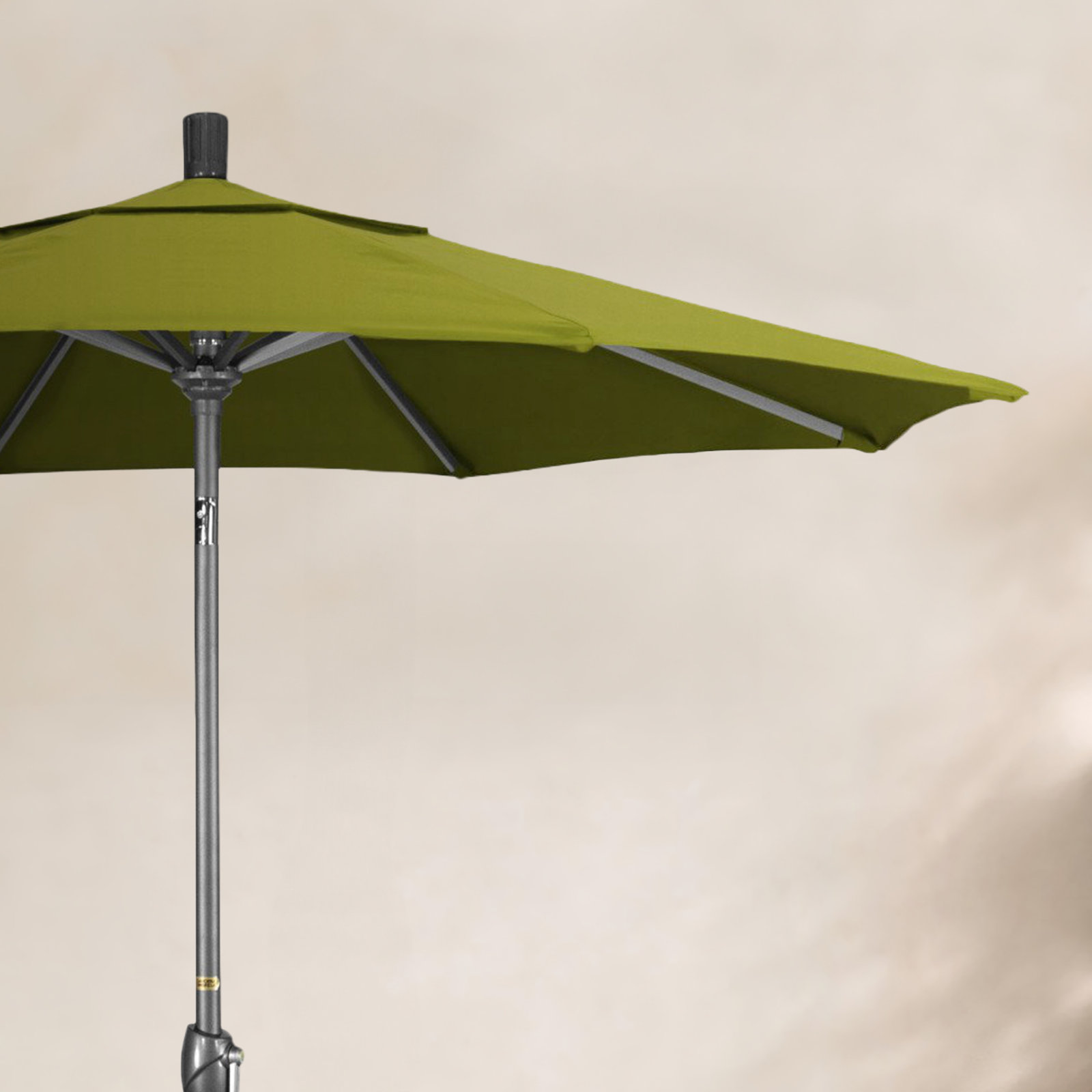 Pacific Trail Series 90'' Outdoor Umbrella, Ginkgo Performance Canvas