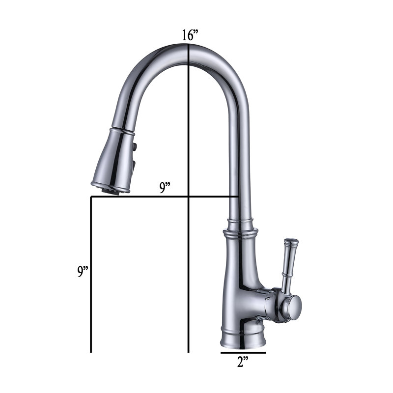 33'' L Double Bowl Stainless Steel Kitchen Sink, 1 Hole