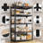 Lundys 71" H x 35.5" W x 16" D 5-Tier Adjustable Metal MDF Storage Rack Shelves Boltless Shelving-32673315