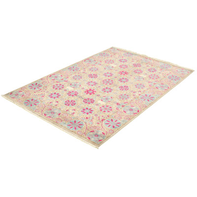Tayyibah One-of-a-Kind 6'2" X 9'4" 2010s Wool Area Rug in