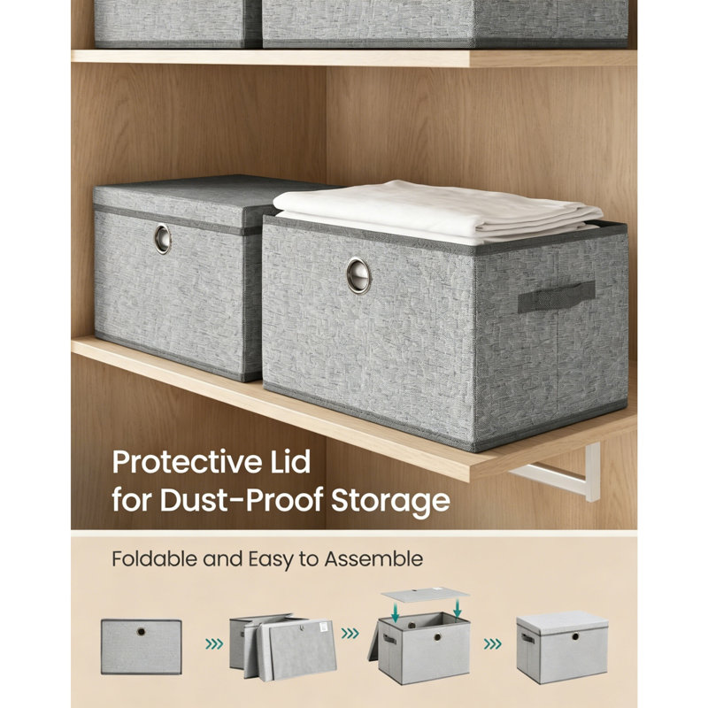 Rebrilliant Plastic Storage Tub & Tote, Grey