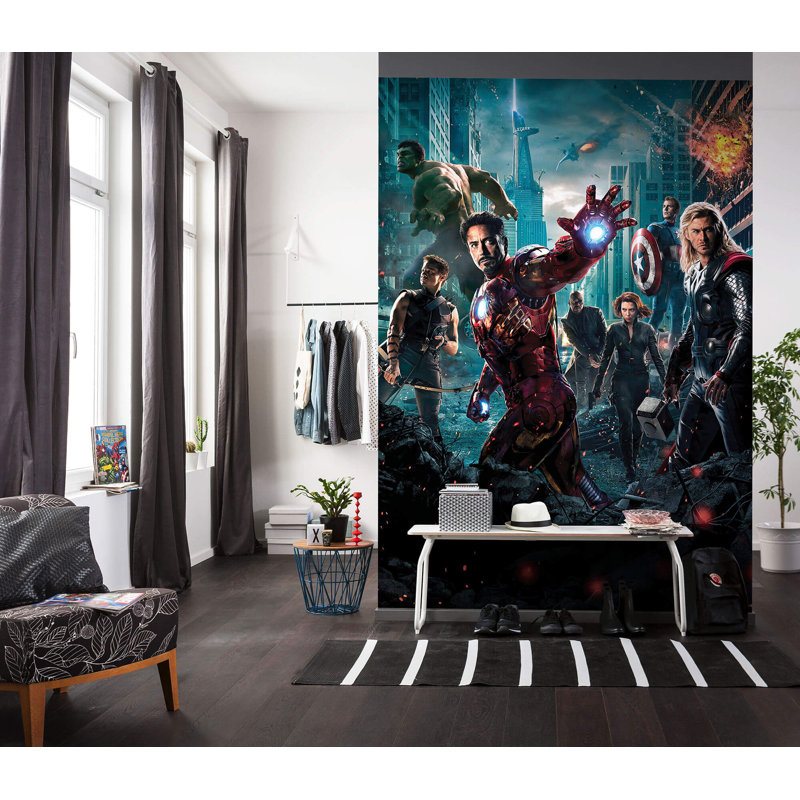 Avengers 184cm x 254cm Matte Wall Mural
