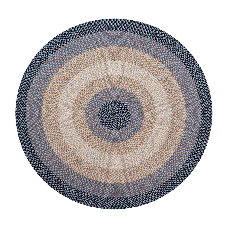 Monnie Geometric Reversible Braided Indoor Farmhouse Area Rugs