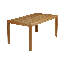 Linear Outdoor Teak Dining Table-1892599565