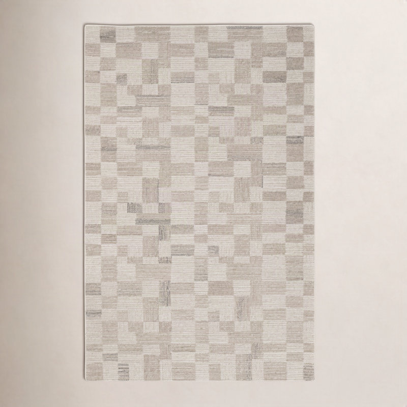 Tildi Hand Tufted Wool Roha Rug, Rectangle 2' x 3'