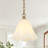 Lanny 1- Light Milky Glass Pendant Light