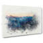 Half Dome Falls In Abstract - Wrapped Canvas-55309169
