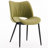 Mackensie Upholstered Dining Chairs Faux Leather Kitchen Chairs with Metal Legs-1464084909