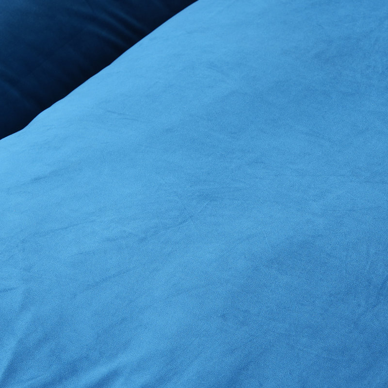 Canapé modulaire en velours Sky, Bleu