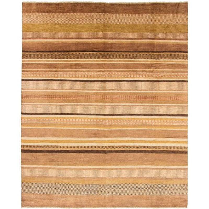 Striped Hand Woven 249cm X 306cm Area Rug