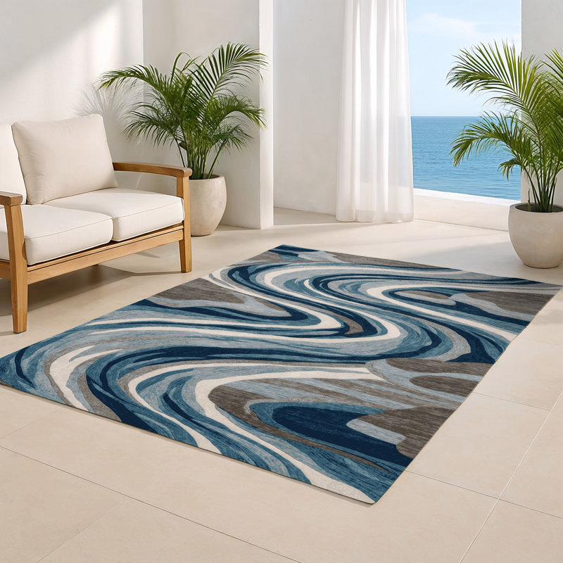 Tapis intérieur et extérieur gris Nature, Rectangle 4pi x 6 pi