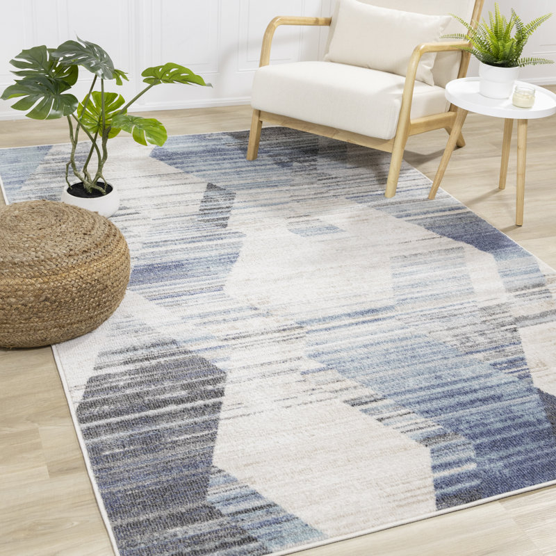 Immer Abstract Indoor Rug, Rectangle 5'3" x 7'7"