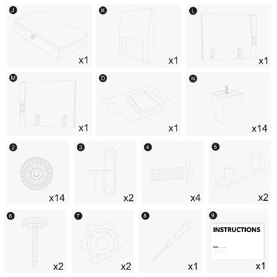 Partie C Module du canapé modulaire
