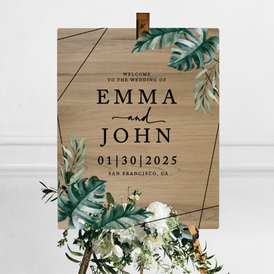 Wood Backdrops & Signs
