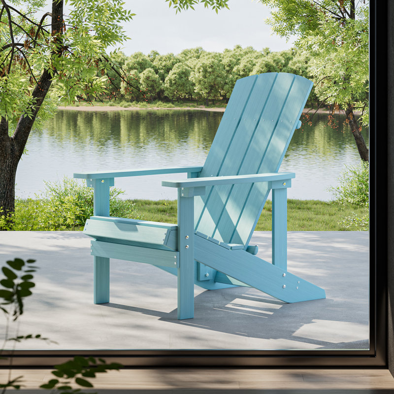 Chaise Adirondack Volkard HiPS, Bleu lac