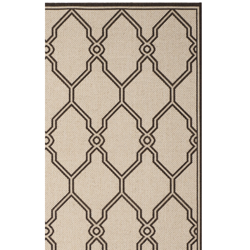 Tapis naturel contemporain Miesha, Tapis de couloir 2 pi 2 po x 8 pi