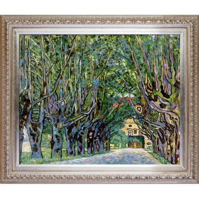 Avenue in Schloss Kammer Park par Gustav Klimt - reproduction d'art sur toile