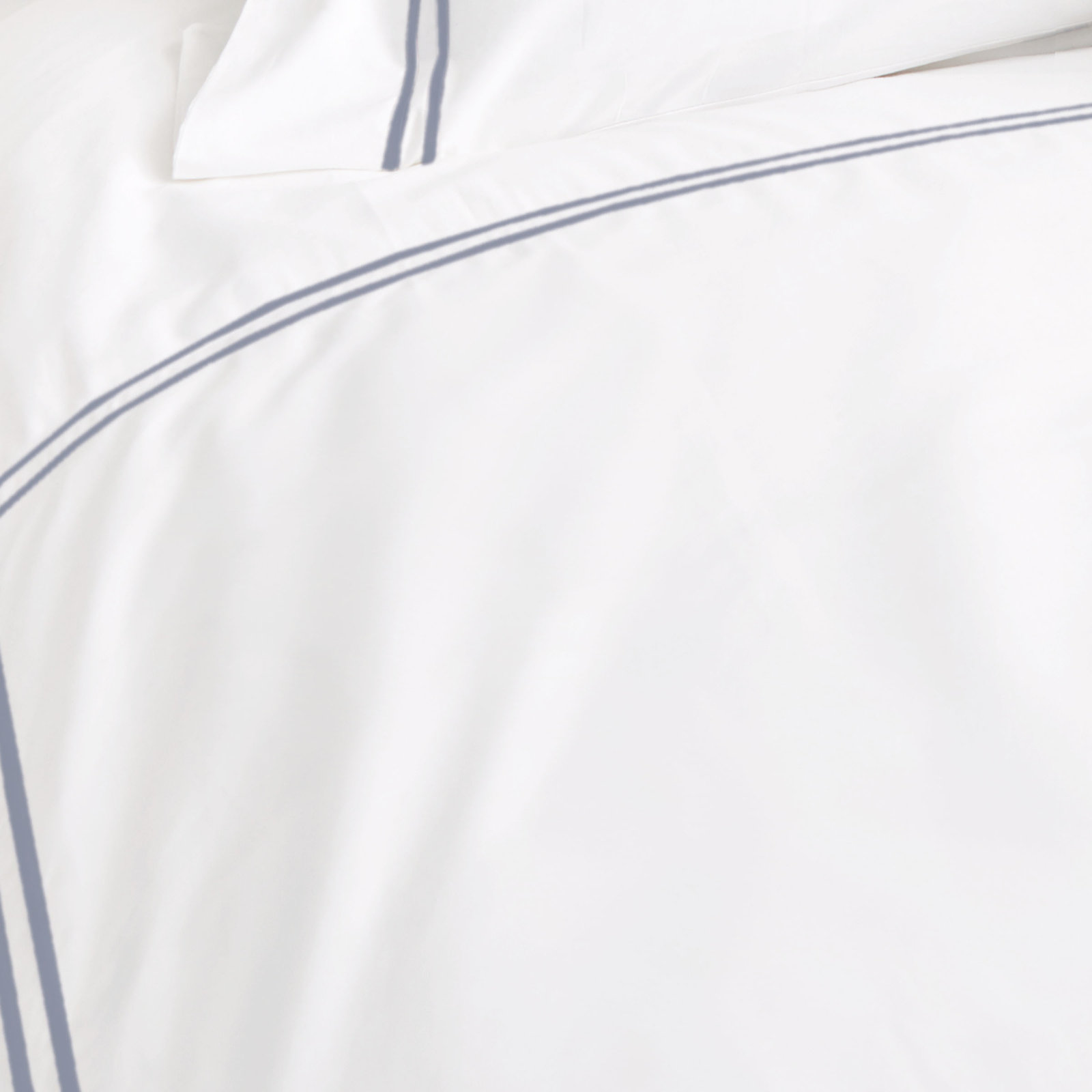 Coltrane Standard Cotton Duvet Cover, King, Ink