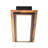 21.3" Rectangular Modern Farmhouse Wood LED Panel Flush Mount Low Profile Ceiling Light