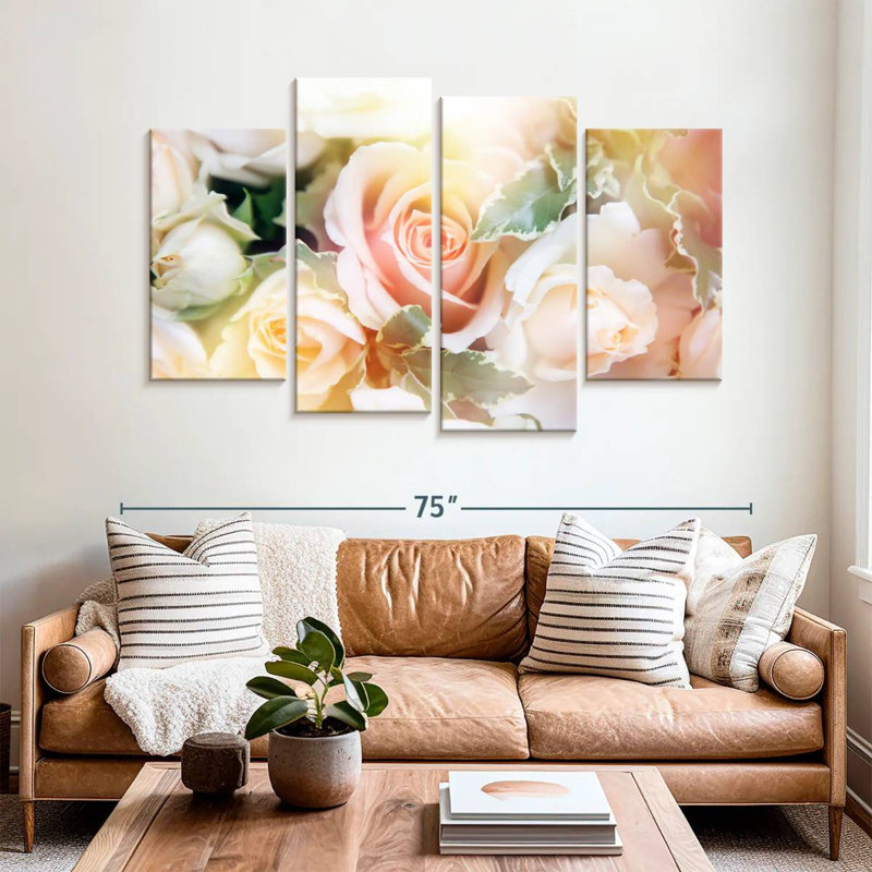 Harnek Roses In Bloom, 27" H x 43" W
