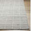 Lavande Geometric Wool Area Rug in Off-White/Gray-957691741